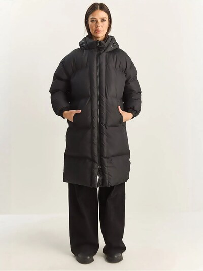 Bianco Lucci Between-Seasons Coat in L in Black, Item view