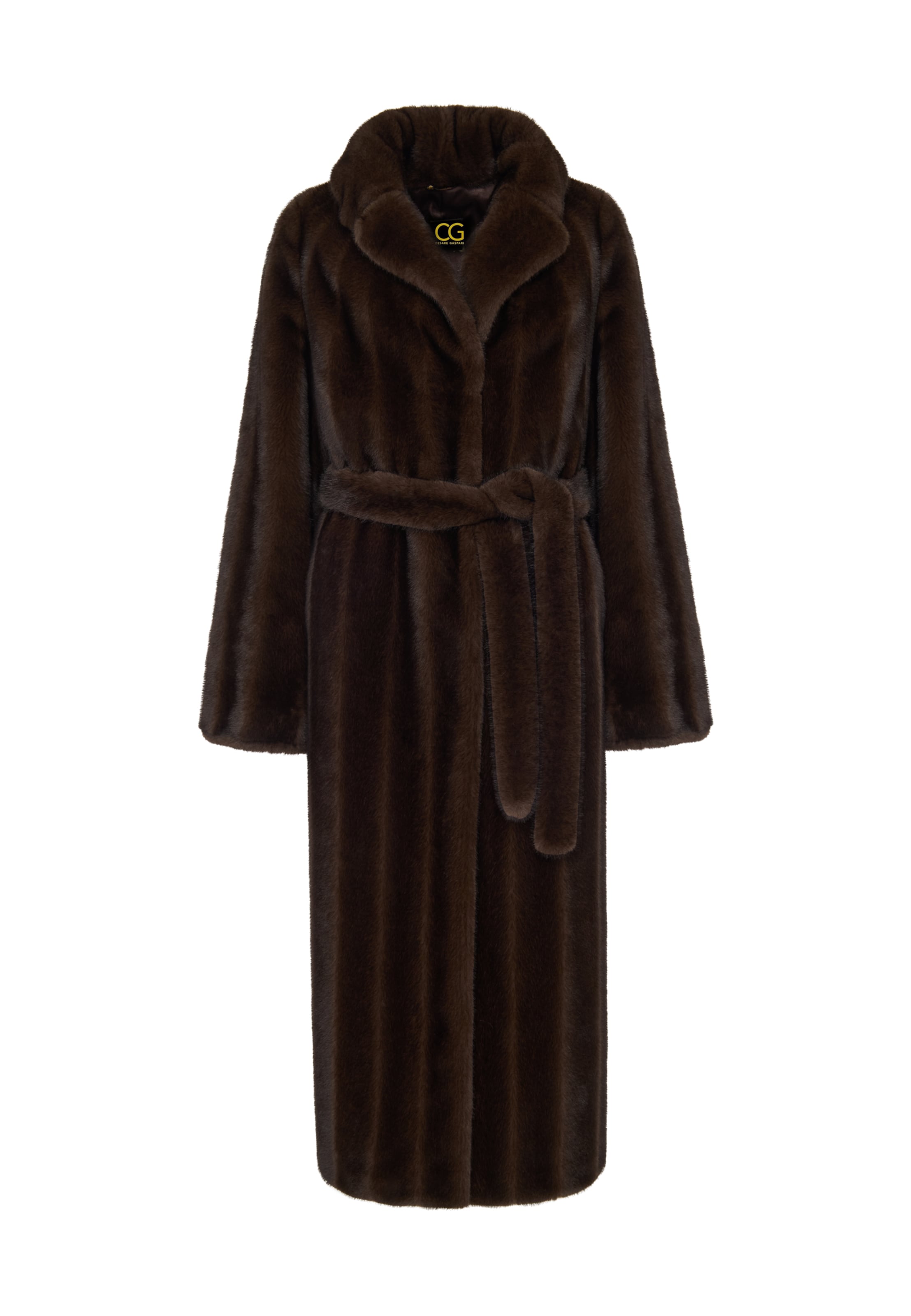 CESARE GASPARI Winter Coat in S in Dark brown, Item view
