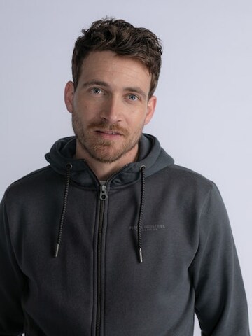 Petrol Industries Zip-Up Hoodie 'Monroe' in Grey