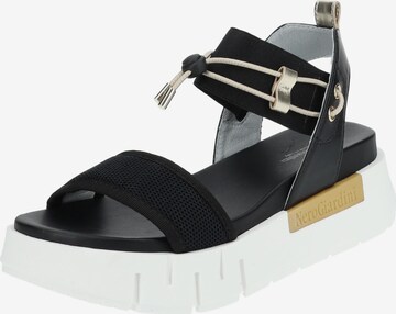 Nero Giardini Strap Sandals in Black: front