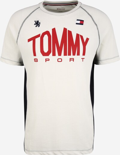 Tommy Sport Sport-Shirt 'ICONIC' in rot / weiß, Produktansicht