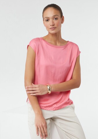 T-shirt COMMA en rose : devant
