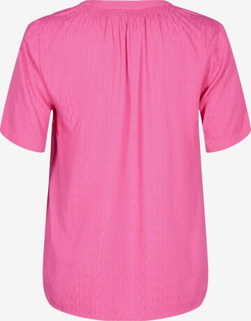 Camicia da donna 'MARLEY' di Zizzi in rosa