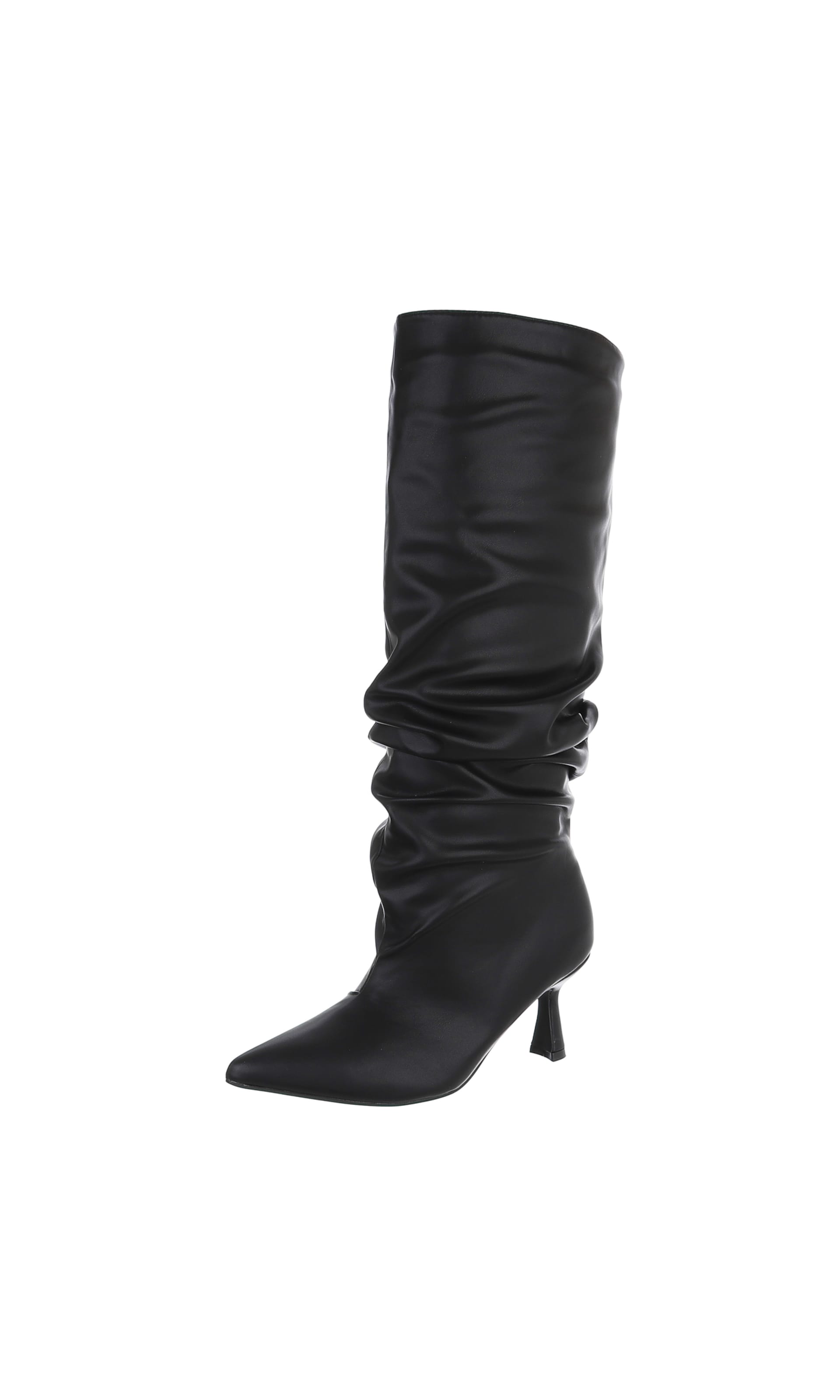 Ital-Design Boots in Black: front