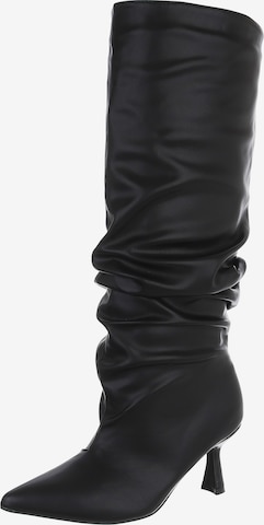 Ital-Design Boots in Black: front