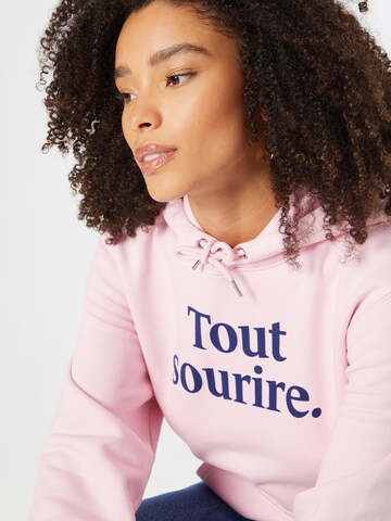 Les Petits Basics Tréning póló 'Tout Sourire' - rózsaszín