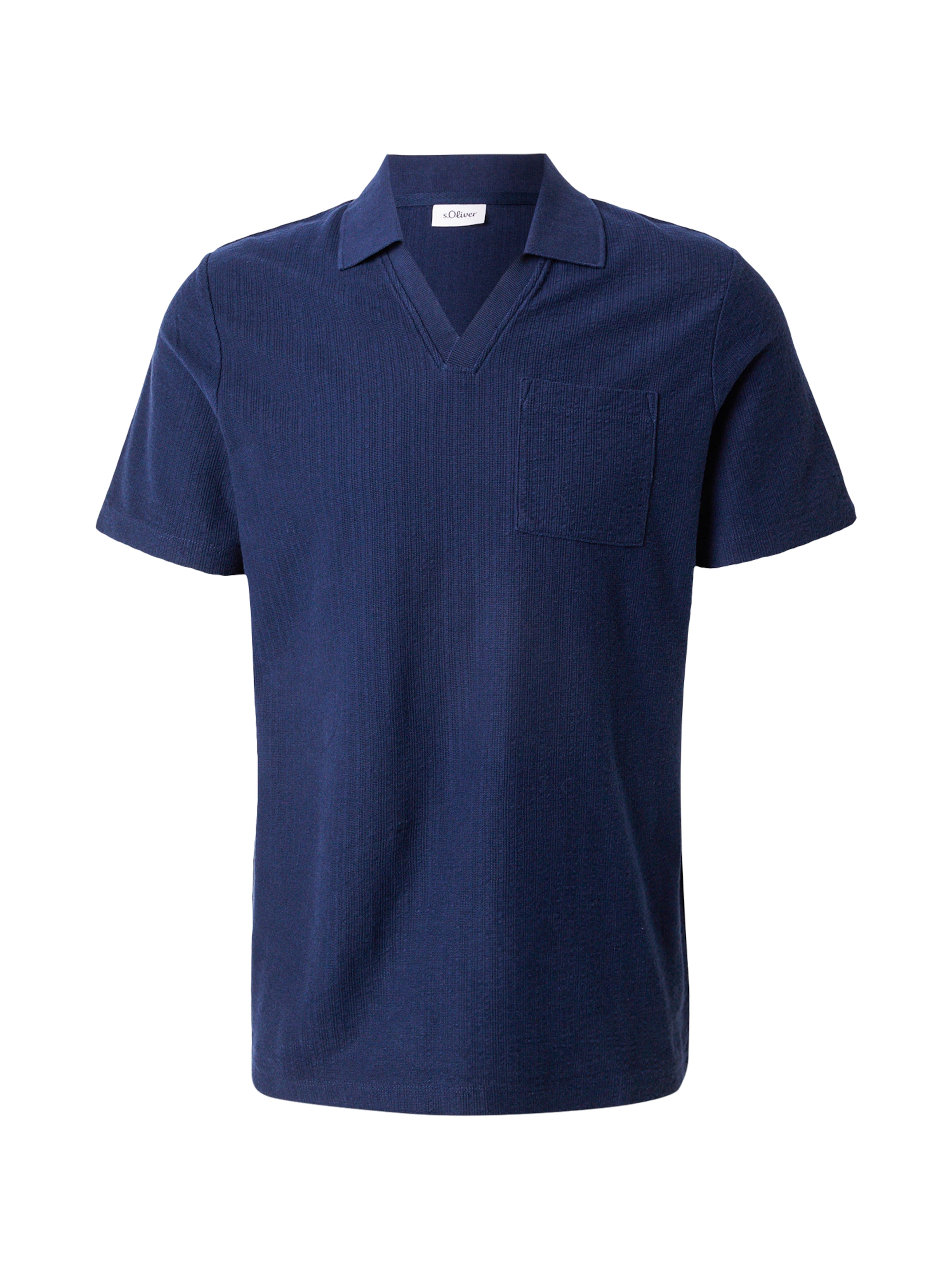 s.Oliver Shirt in Blauw: voorkant