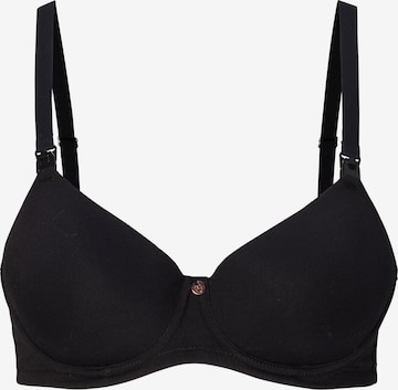 Invisible Soutien-gorge d’allaitement Noppies en noir : devant