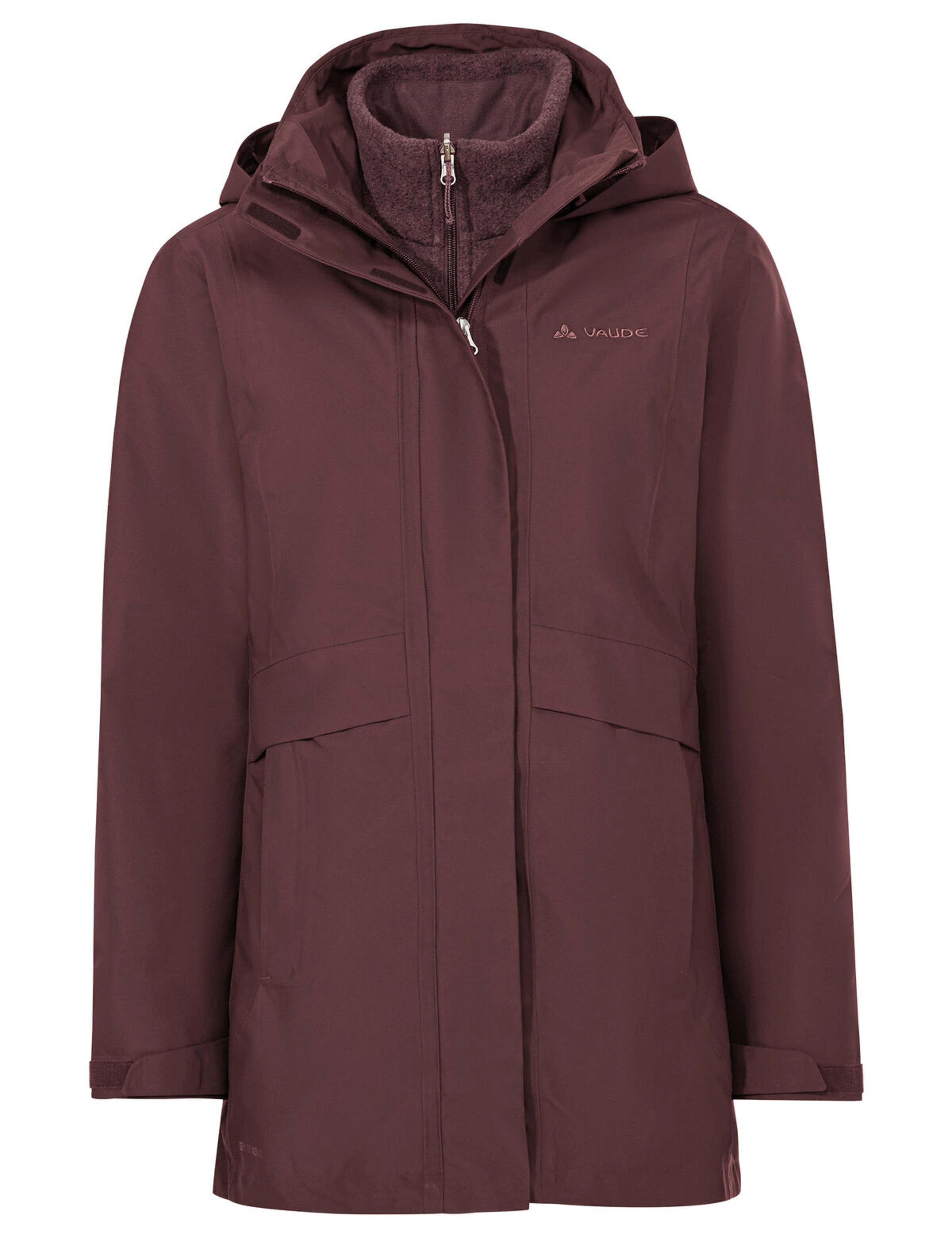 VAUDE Outdoorjacke 'Idris IV' in Rot: Vorderseite
