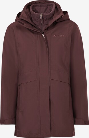 VAUDE Outdoorjacke 'Idris IV' in Rot: Vorderseite