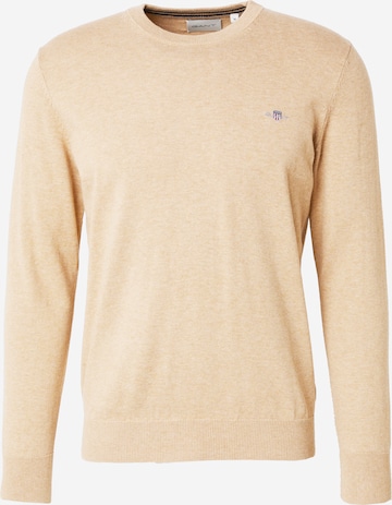 Pull-over 'Classic' GANT en beige : devant
