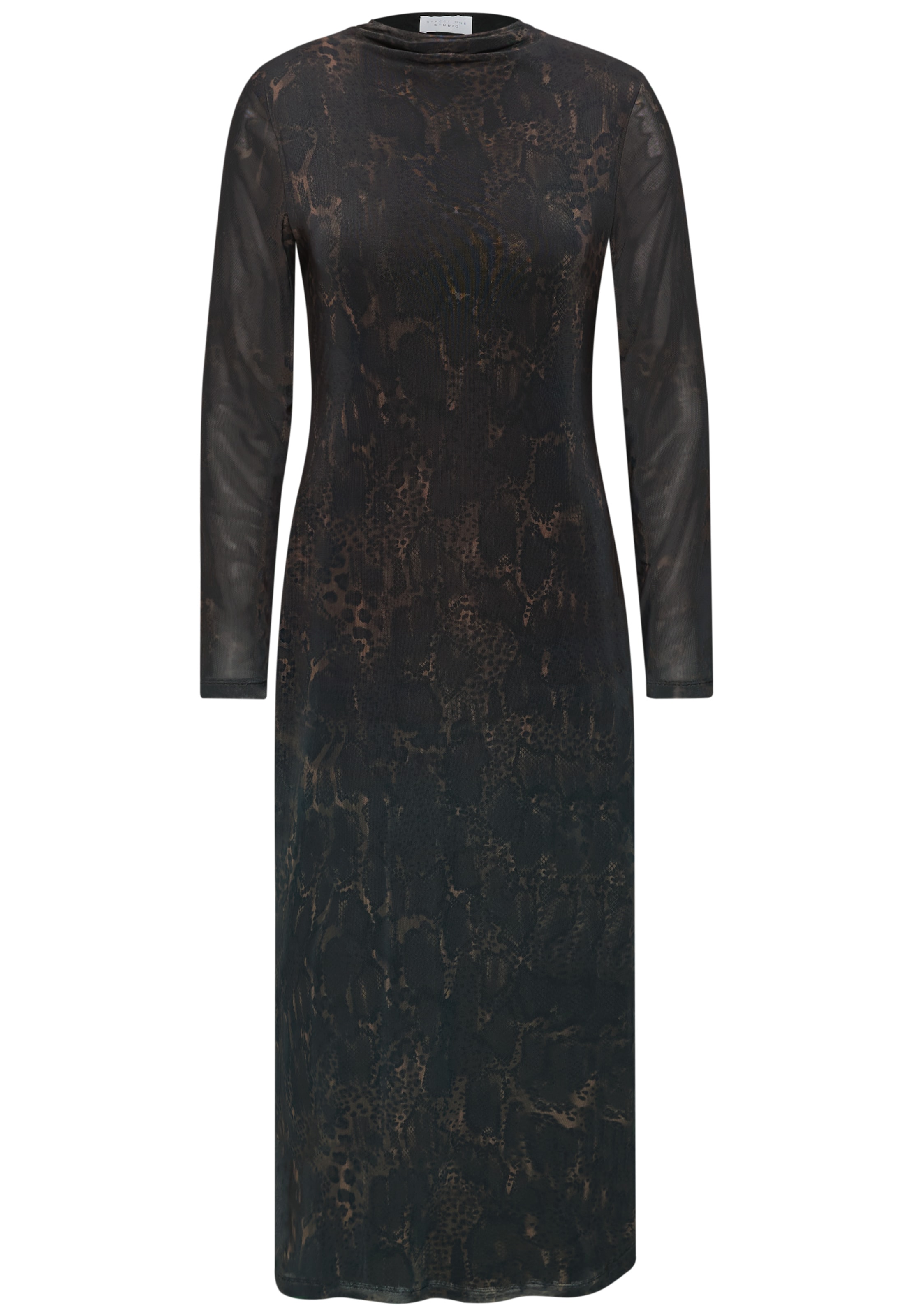 Street One Studio Dress in Brown: front