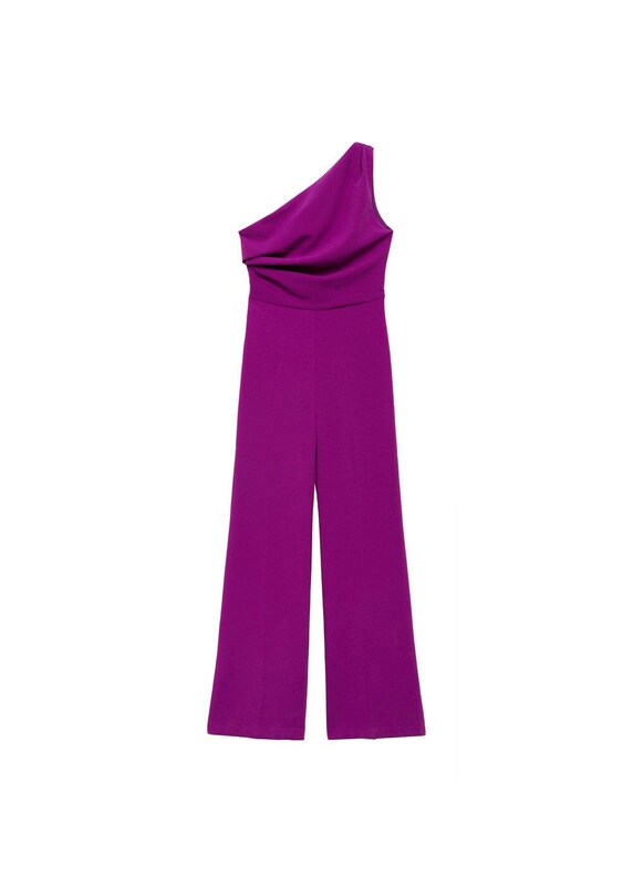 MANGO Jumpsuit 'Yeah' in Berry