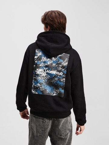 KARL LAGERFELD JEANS - Sudadera en negro: frente