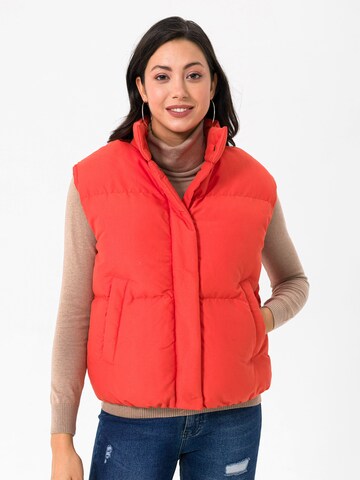 Gilet di Daniel Hills in arancione: frontale