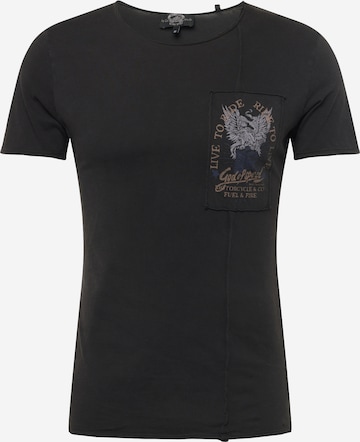 T-Shirt 'GOD OF SPEED' Key Largo en noir : devant
