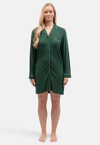 Camicia da notte 'EMBER' di Cyberjammies in verde: frontale