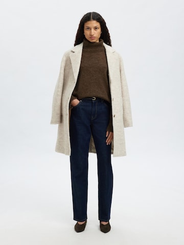 Pull-over 'SLFLulu' SELECTED en marron