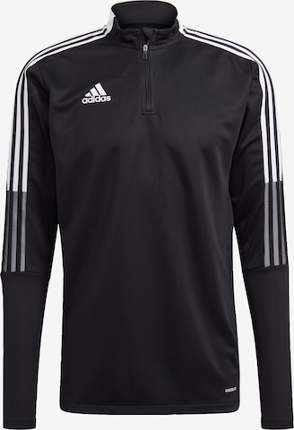 ADIDAS SPORTSWEAR Performance Shirt 'Tiro 21' in Black: front