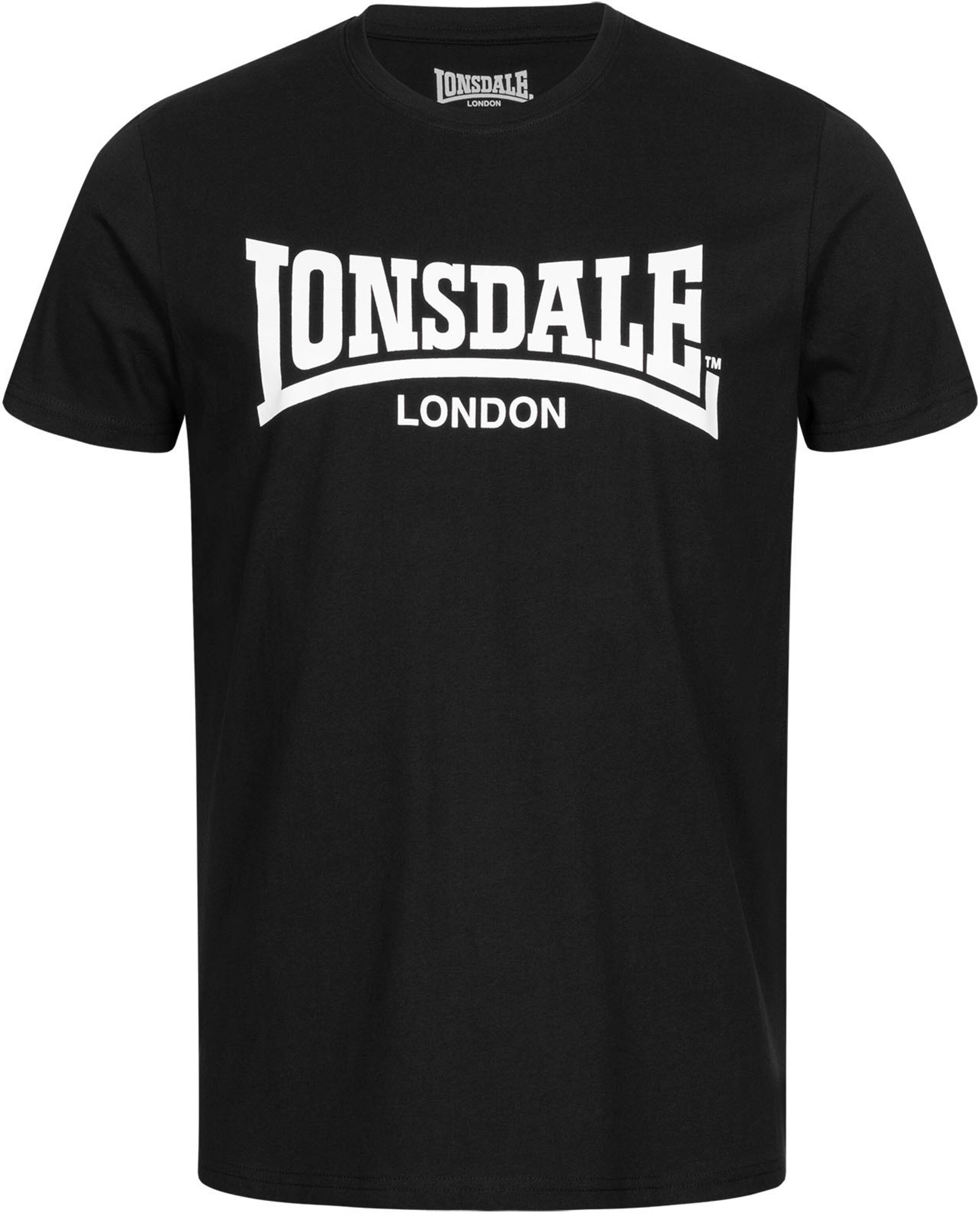 LONSDALE Shirt in Zwart