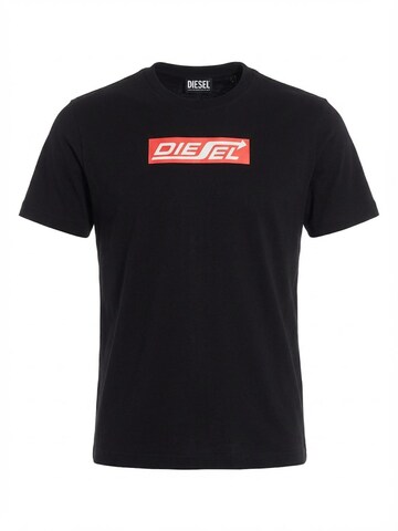 DIESEL Shirt 'T-DIEGOR-HS1'‌‌‌‌‌‌‌‌‌‌ in Schwarz: Vorderseite
