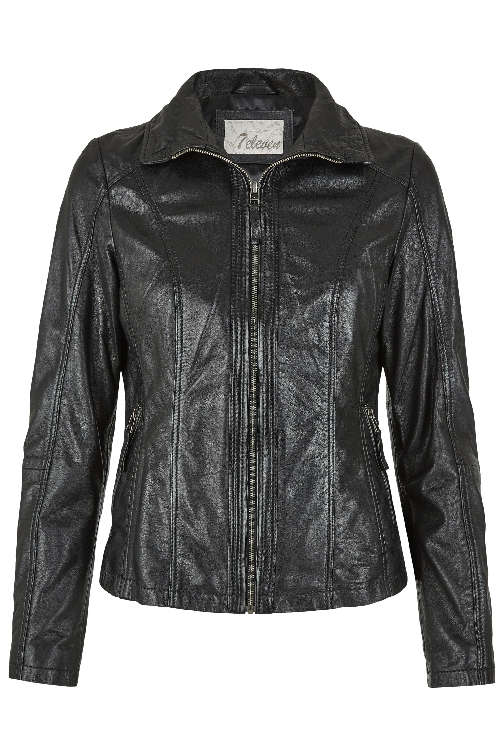 Veste mi-saison 'SEGunea' 7ELEVEN en noir : devant