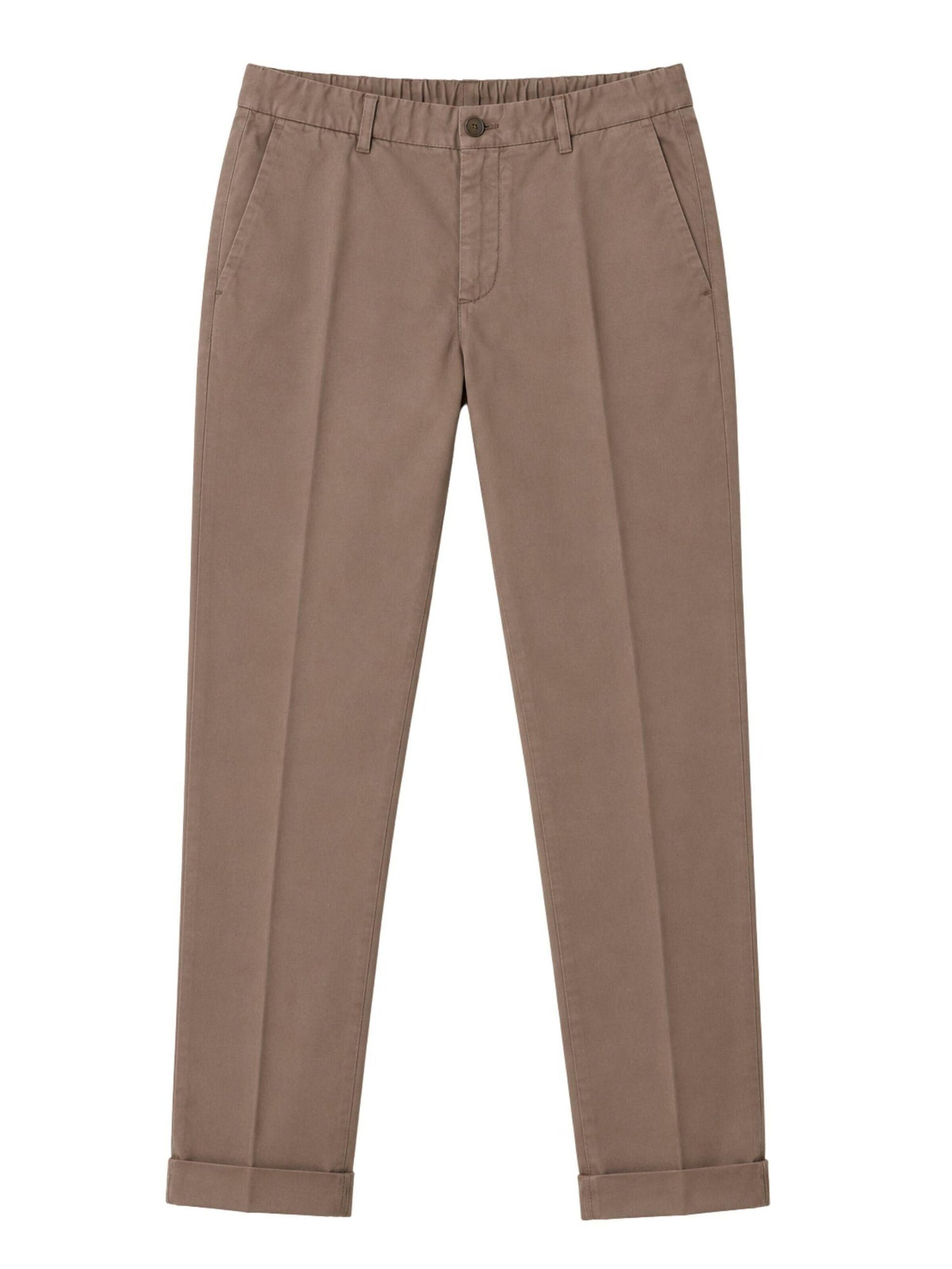Briglia Baggy Byxa 'Men's Bridle Stretch Cotton and Linen Trousers' i grå: framsida