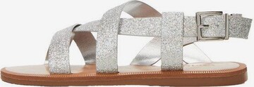 MANGO KIDS Sandals in Silver: front