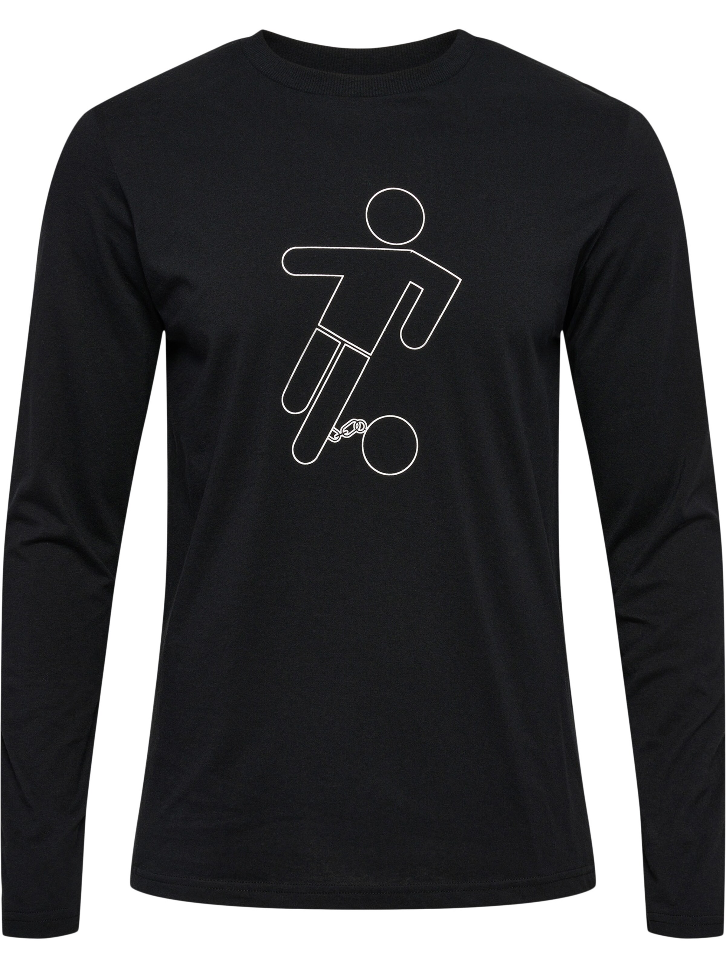Hummel Performance shirt in Black: front