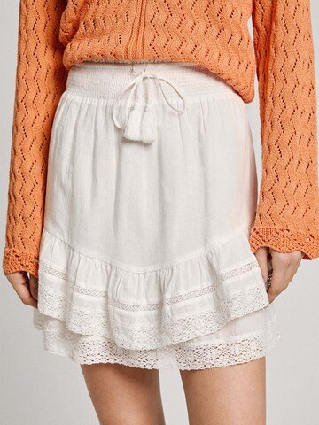 Pepe Jeans Skirt 'Elena' in White