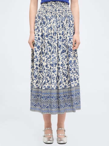 Lollys Laundry Rok 'Myra' in Blauw: voorkant