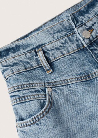 MANGO Regular Jeans 'Julia' i blå