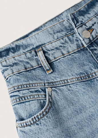 MANGO Regular Jeans 'Julia' in Blauw