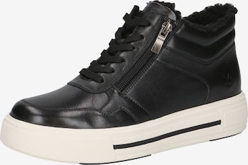 Bottines à lacets CAPRICE en noir : devant