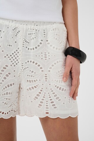 CULTURE Regular Pants 'CUAkeena' in White