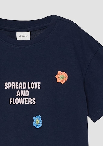 T-Shirt s.Oliver en bleu