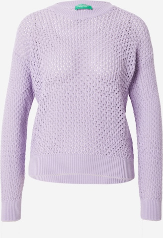 UNITED COLORS OF BENETTON Sweater in Purple: front