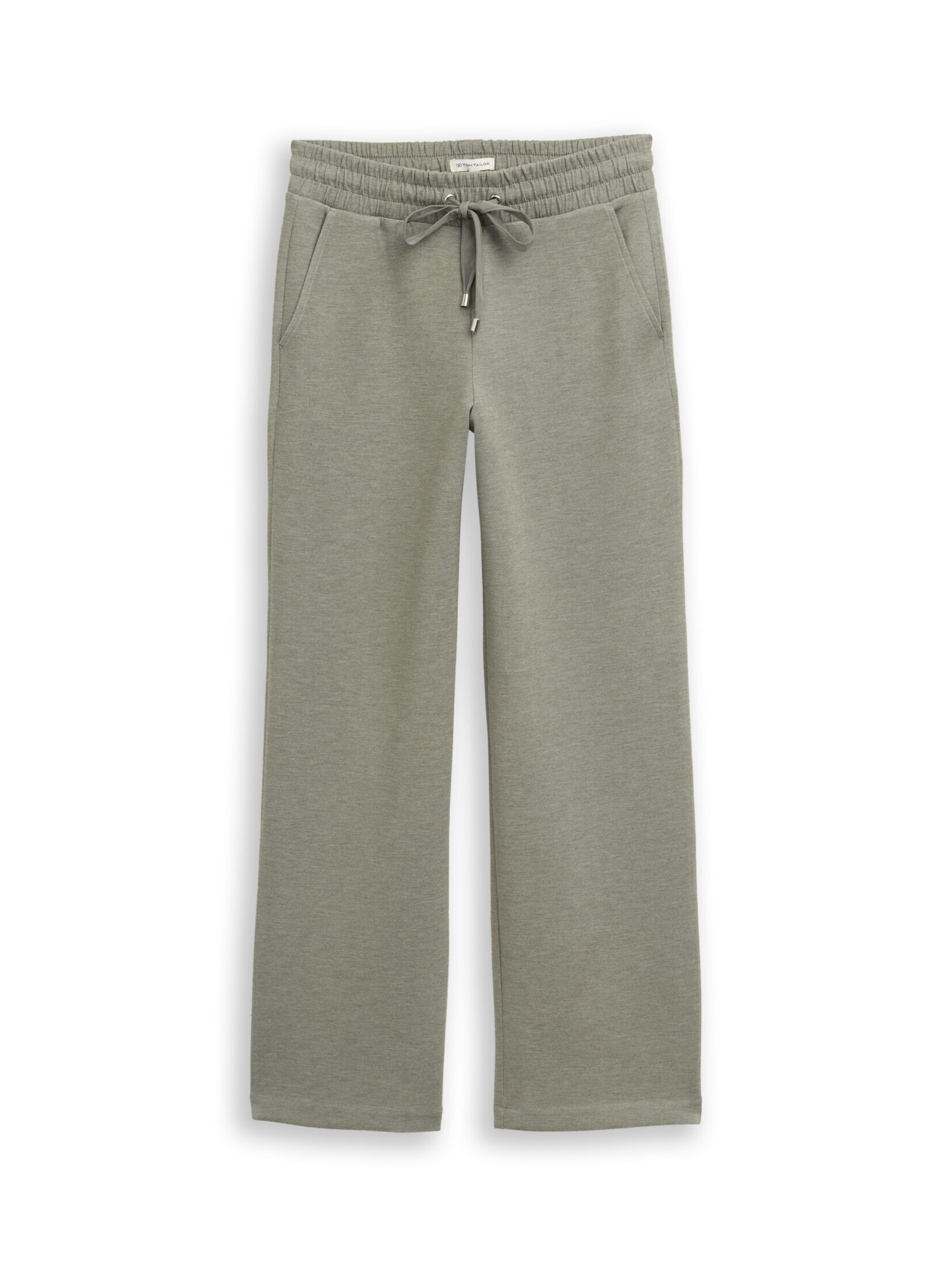 TOM TAILOR Loosefit Broek in Groen: voorkant