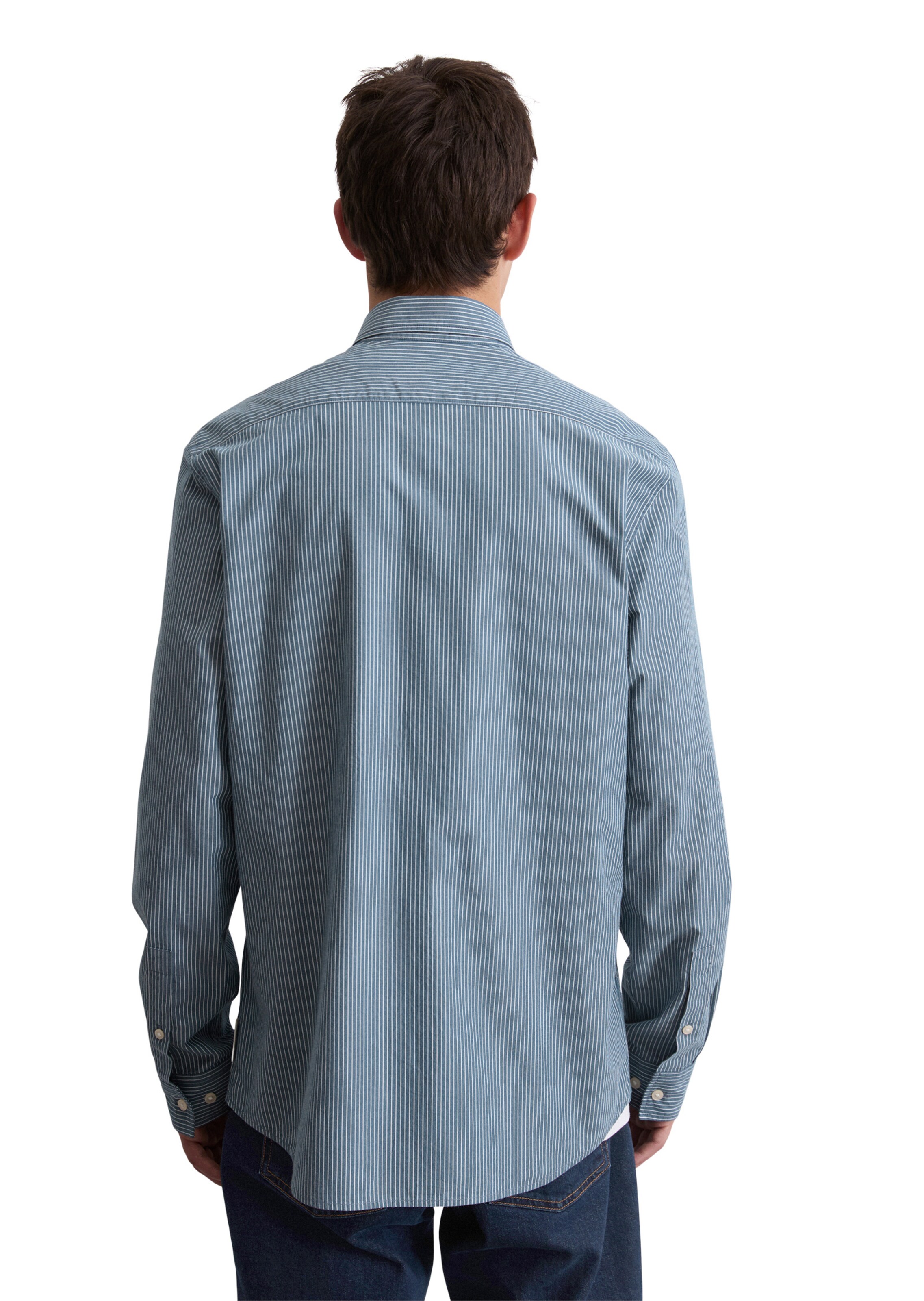 Marc O'Polo Regular fit Button Up Shirt in Blue