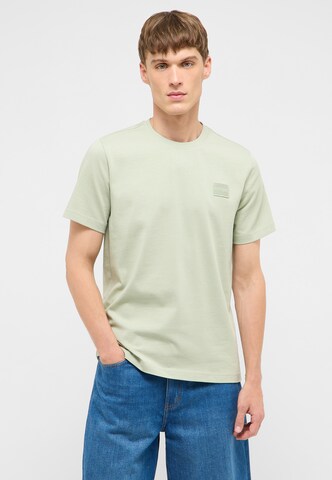 MUSTANG T-Shirt 'Style Austin' in Grün: Vorderseite