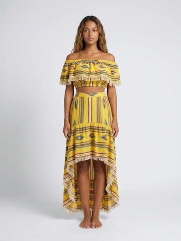Miss June - Blusa 'Caracas' en amarillo: frente