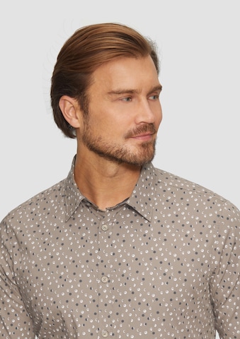s.Oliver Slim fit Overhemd in Beige