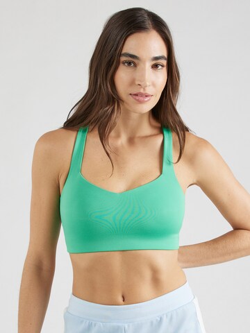 Bustino Reggiseno sportivo 'Float Riley Sweetheart' di Girlfriend Collective in verde: frontale