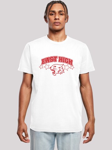 F4NT4STIC Shirt 'Disney High School Musical The Musical Wildcat Stars' in Wit: voorkant