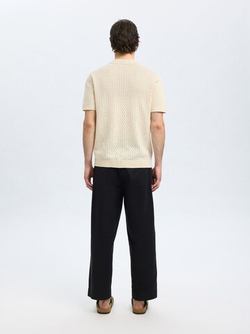 SELECTED HOMME Sweater 'SLHLino' in Beige