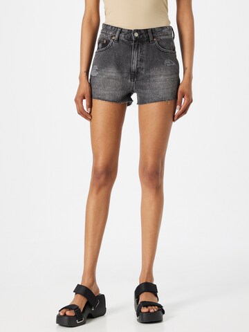 Dr. Denim Slimfit Shorts 'Skye' in Schwarz: predná strana