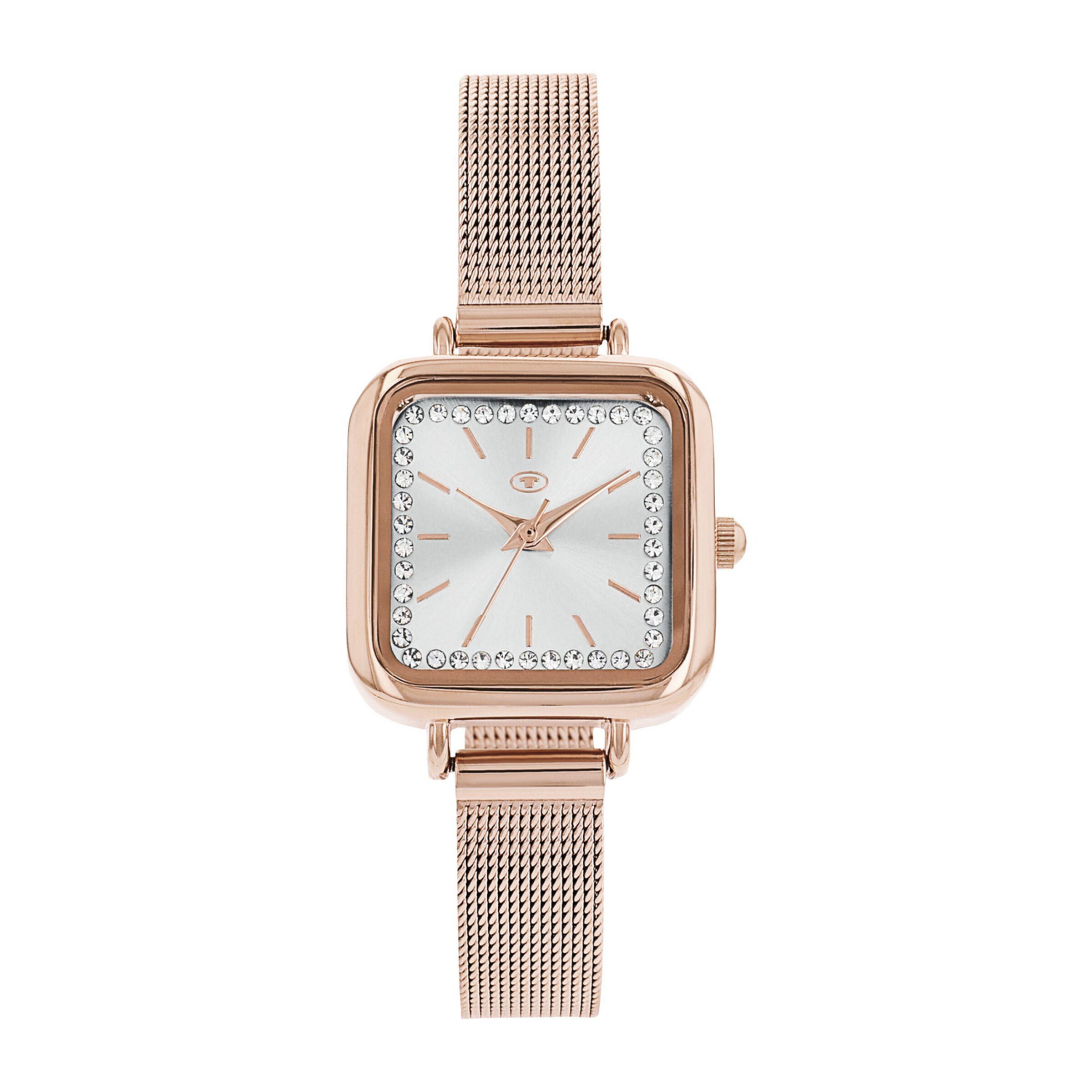 TOM TAILOR Uhr in Gold: Vorderseite