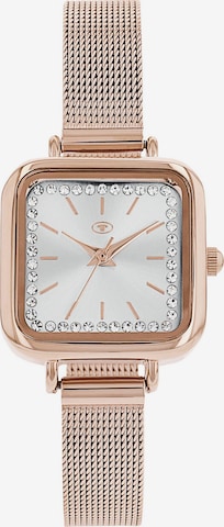 TOM TAILOR Uhr in Gold: Vorderseite