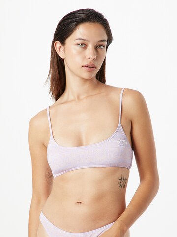 Bustier Hauts de bikini 'SINCE 73' BILLABONG en violet : devant