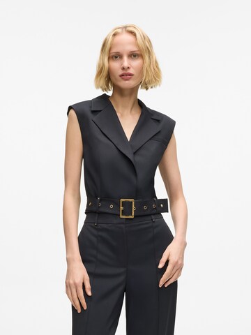 Karl Lagerfeld Vesta k obleku 'DNA' - Čierna: predná strana